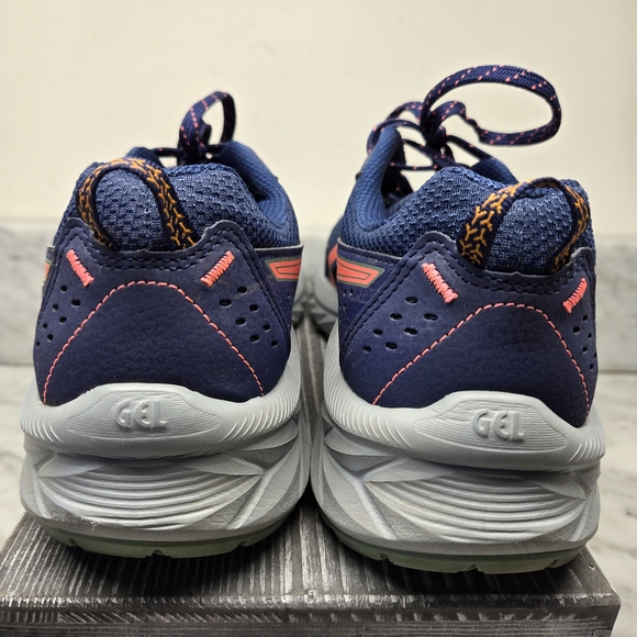 ASICS GEL-Venture 9 Womens Size 9 Trail Running Shoes, Indigo & Papaya, Athletic - Picture 10 of 13